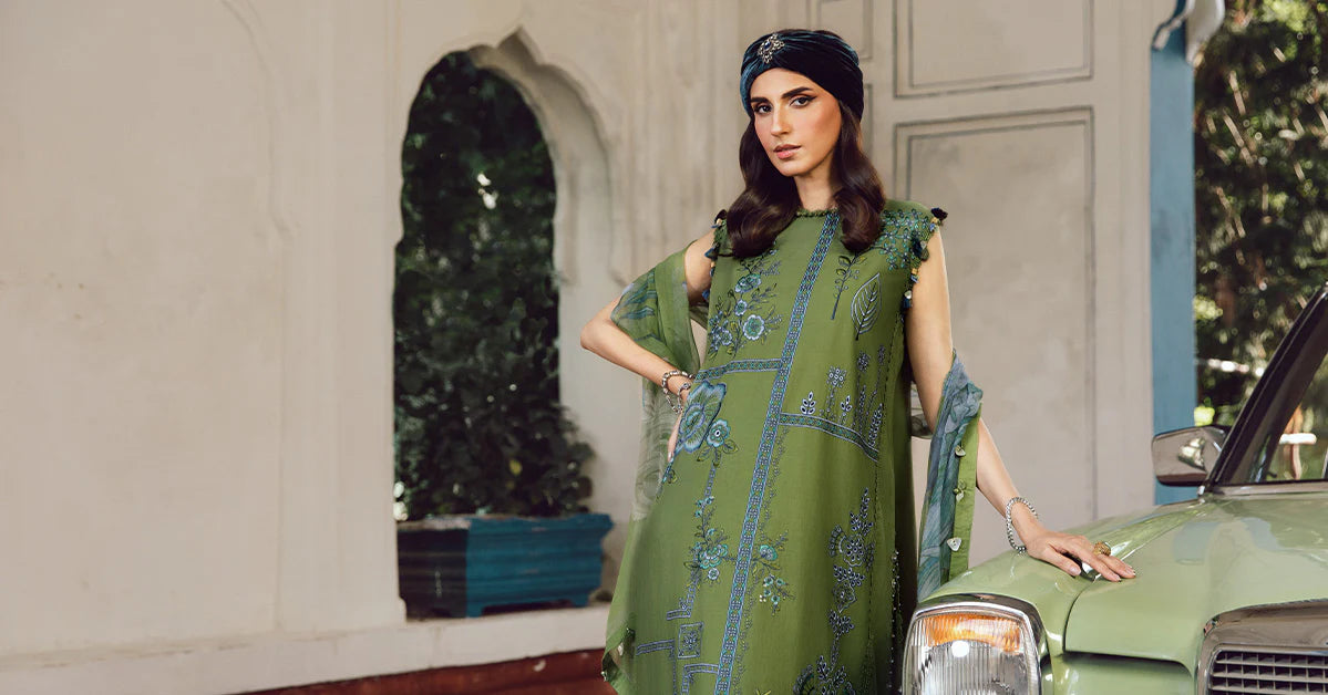 MPTR-2701-A -Unstitched - Maria B MPRINTS Collection 2025 - Memsaab Online