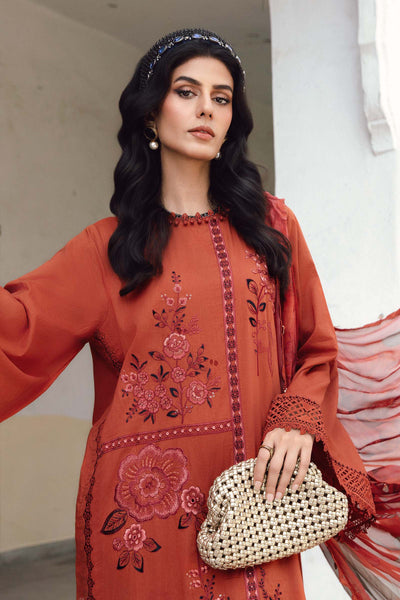 MPTR-2701-B - Unstitched - Maria B MPRINTS Collection 2025 - Memsaab Online