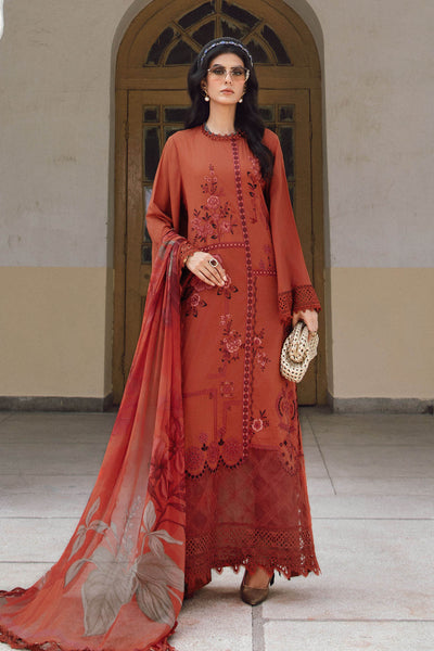 MPTR-2701-B - Unstitched - Maria B MPRINTS Collection 2025 - Memsaab Online