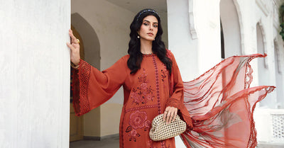MPTR-2701-B - Unstitched - Maria B MPRINTS Collection 2025 - Memsaab Online