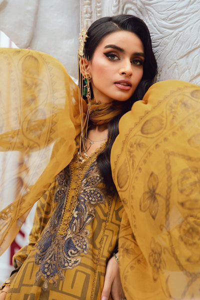 MPTR-2703-A- Unstitched - Maria B MPRINTS Collection 2025 - Memsaab Online