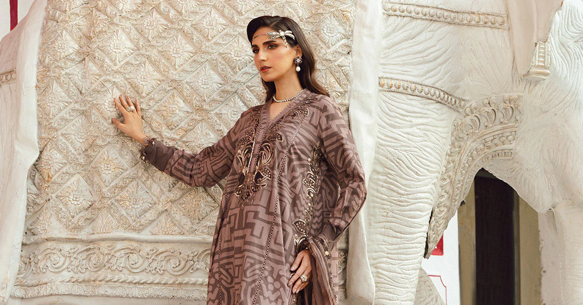 MPTR-2703-B Unstitched - Maria B MPRINTS Collection 2025 - Memsaab Online