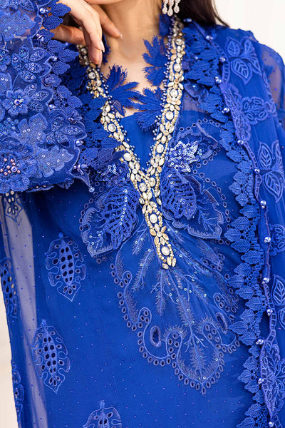 MPC-25-103-Unstitched Embroidered Chiffon Suit Maria B 2025 - Memsaab Online