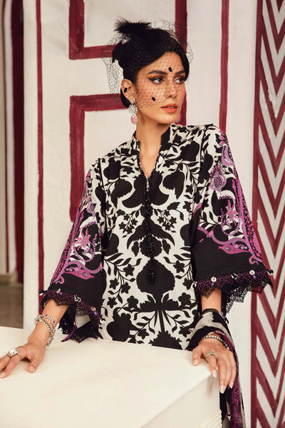 MPTR-2704-B Unstitched - Maria B MPRINTS Collection 2025 - Memsaab Online