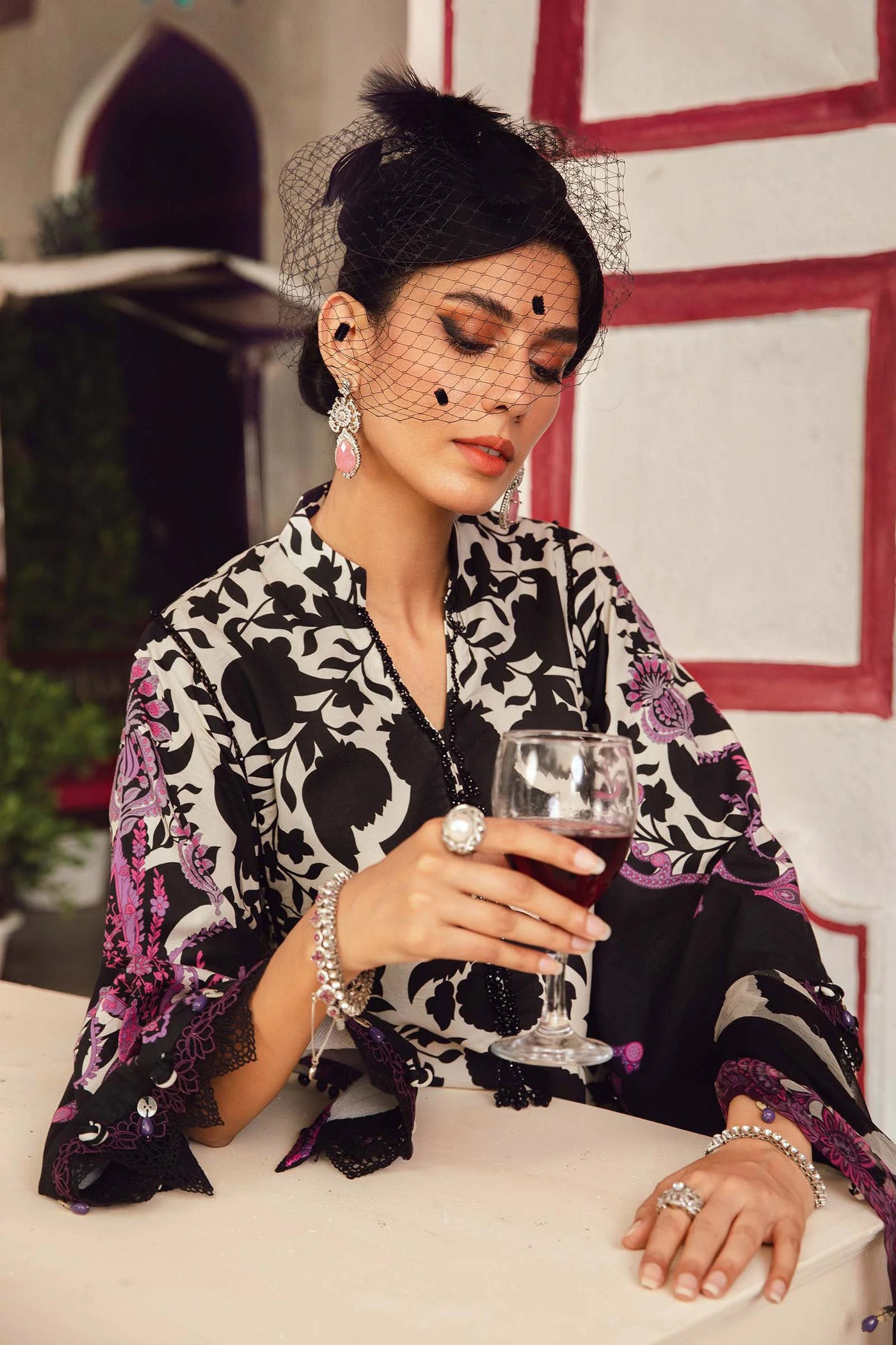 MPTR-2704-B Unstitched - Maria B MPRINTS Collection 2025 - Memsaab Online