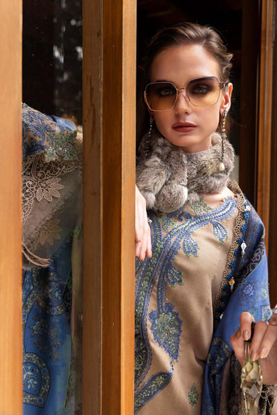 MPT-2806-A Unstitched - Maria B MPRINTS Collection 2025 - Memsaab Online