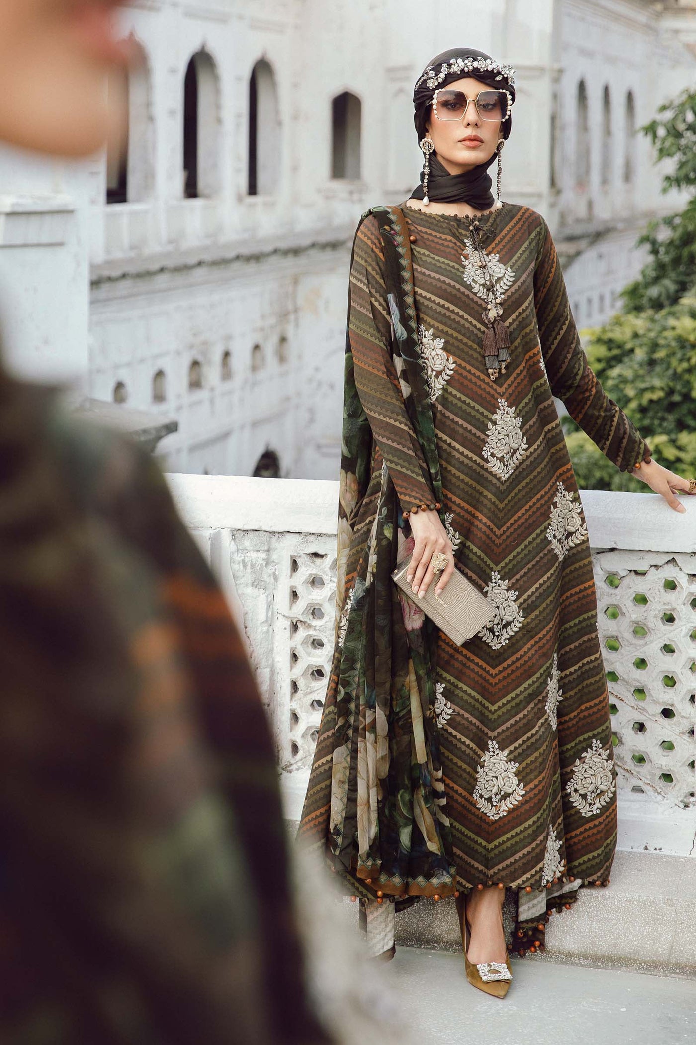 MPTR-2705-B Unstitched - Maria B MPRINTS Collection 2025 - Memsaab Online