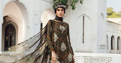 MPTR-2705-B Unstitched - Maria B MPRINTS Collection 2025 - Memsaab Online