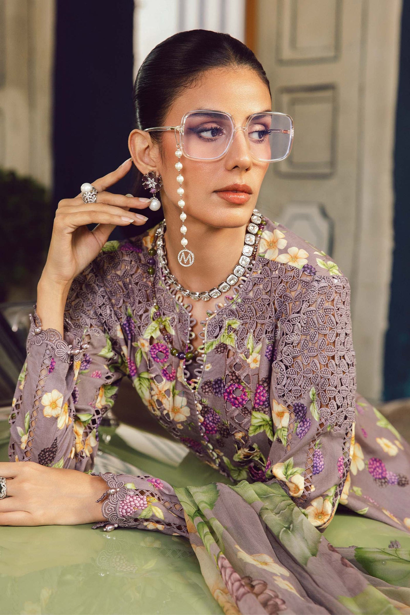 MPTR-2706-B Unstitched - Maria B MPRINTS Collection 2025 - Memsaab Online