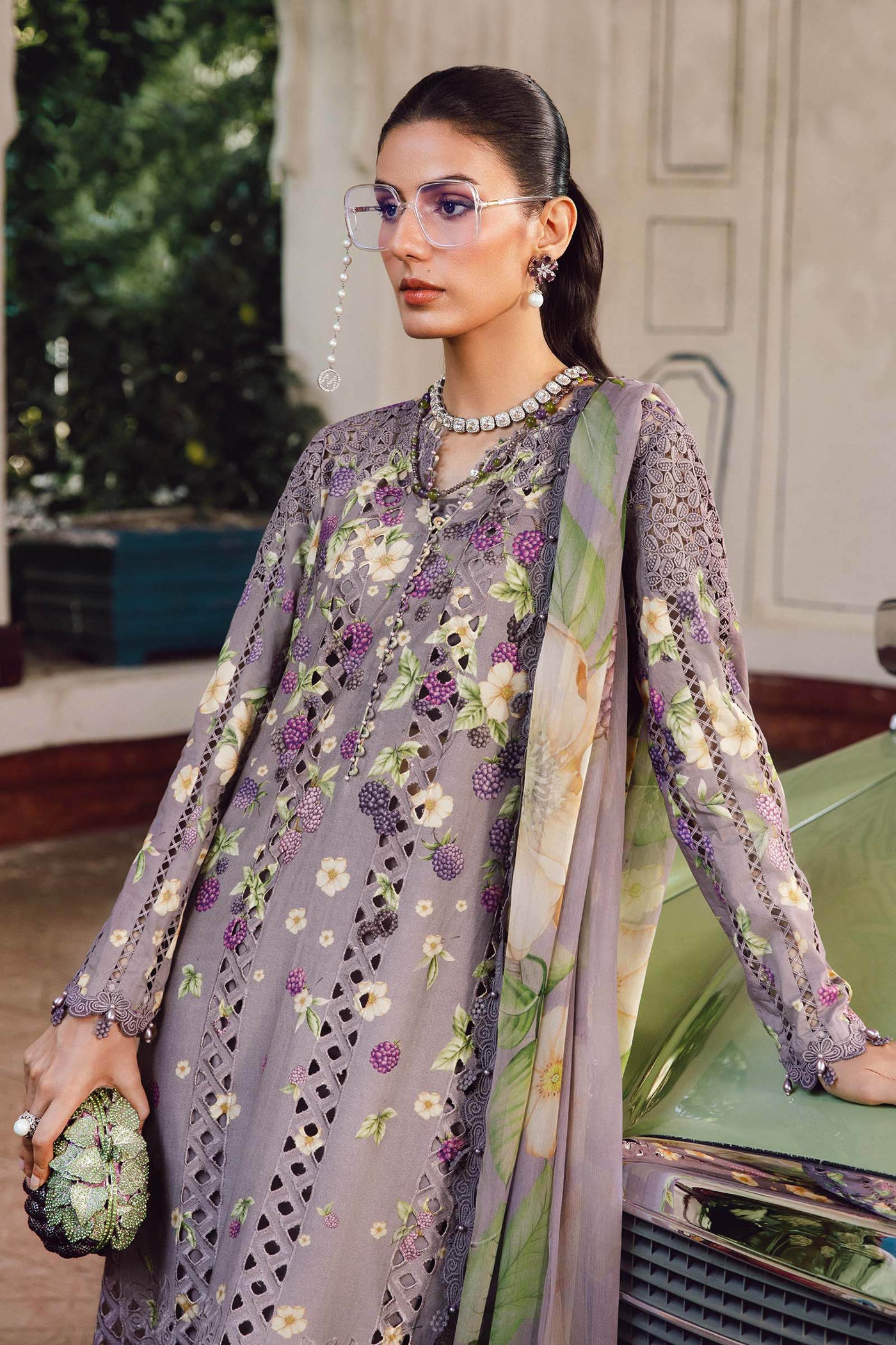 MPTR-2706-B Unstitched - Maria B MPRINTS Collection 2025 - Memsaab Online