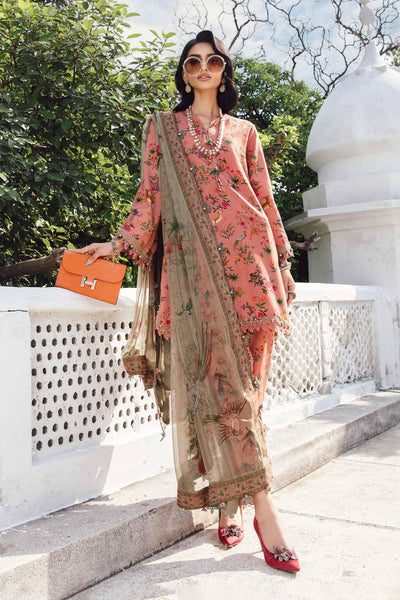 MPTR-2707-A Unstitched - Maria B MPRINTS Collection 2025 - Memsaab Online