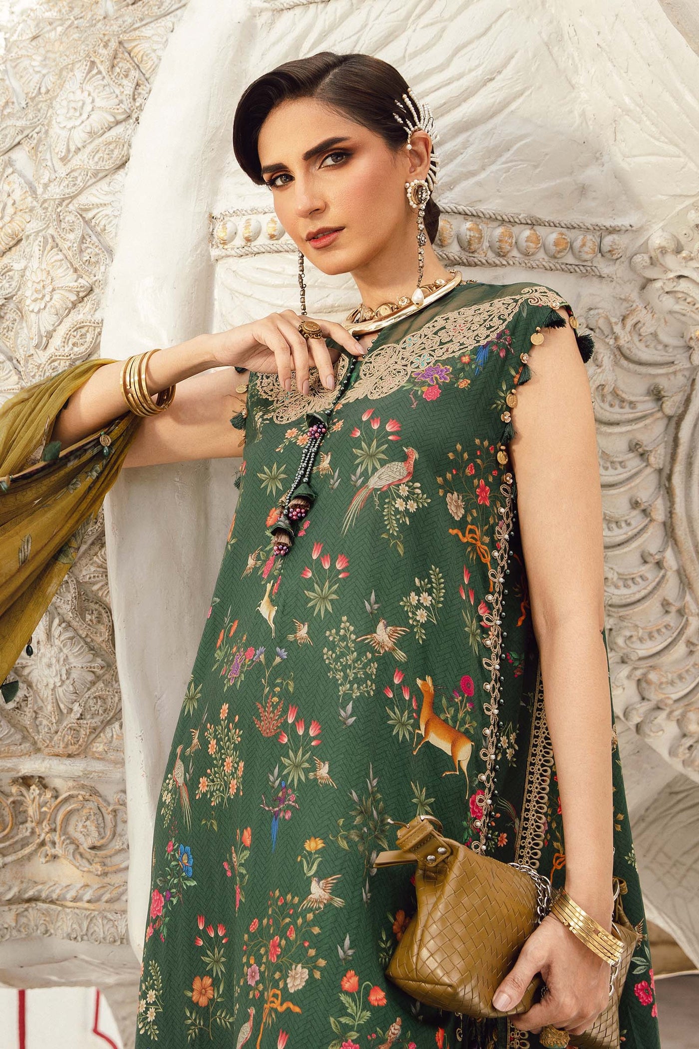 MPTR-2707-B Unstitched - Maria B MPRINTS Collection 2025 - Memsaab Online