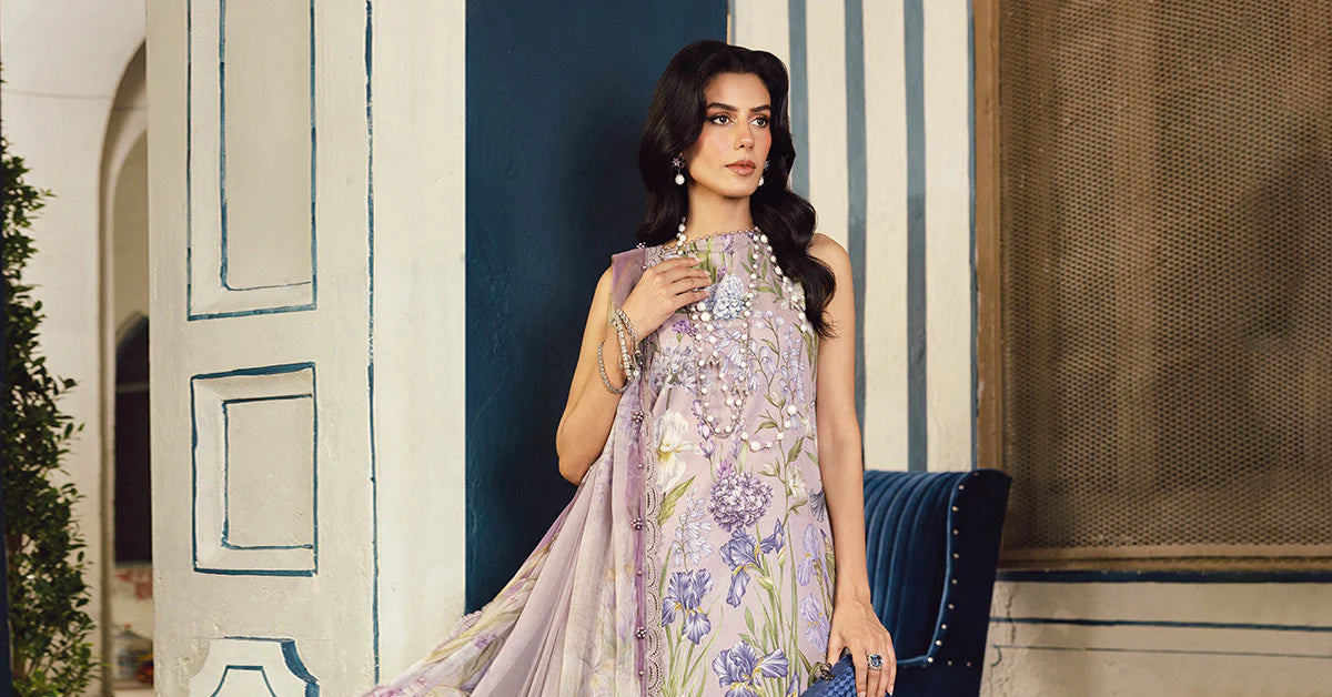 MPTR-2708-A Unstitched - Maria B MPRINTS Collection 2025 - Memsaab Online