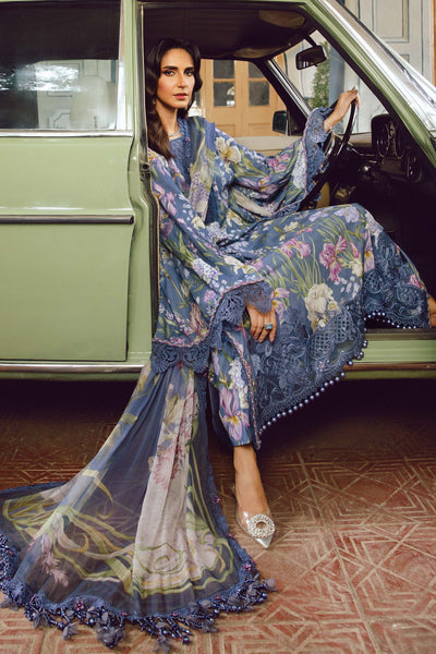 MPTR-2708-B Unstitched - Maria B MPRINTS Collection 2025 - Memsaab Online