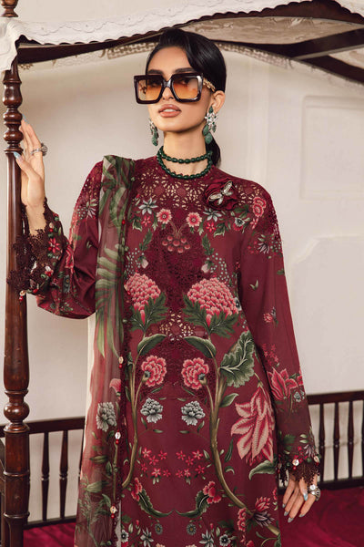 MPTR-2709-A Unstitched - Maria B MPRINTS Collection 2025 - Memsaab Online