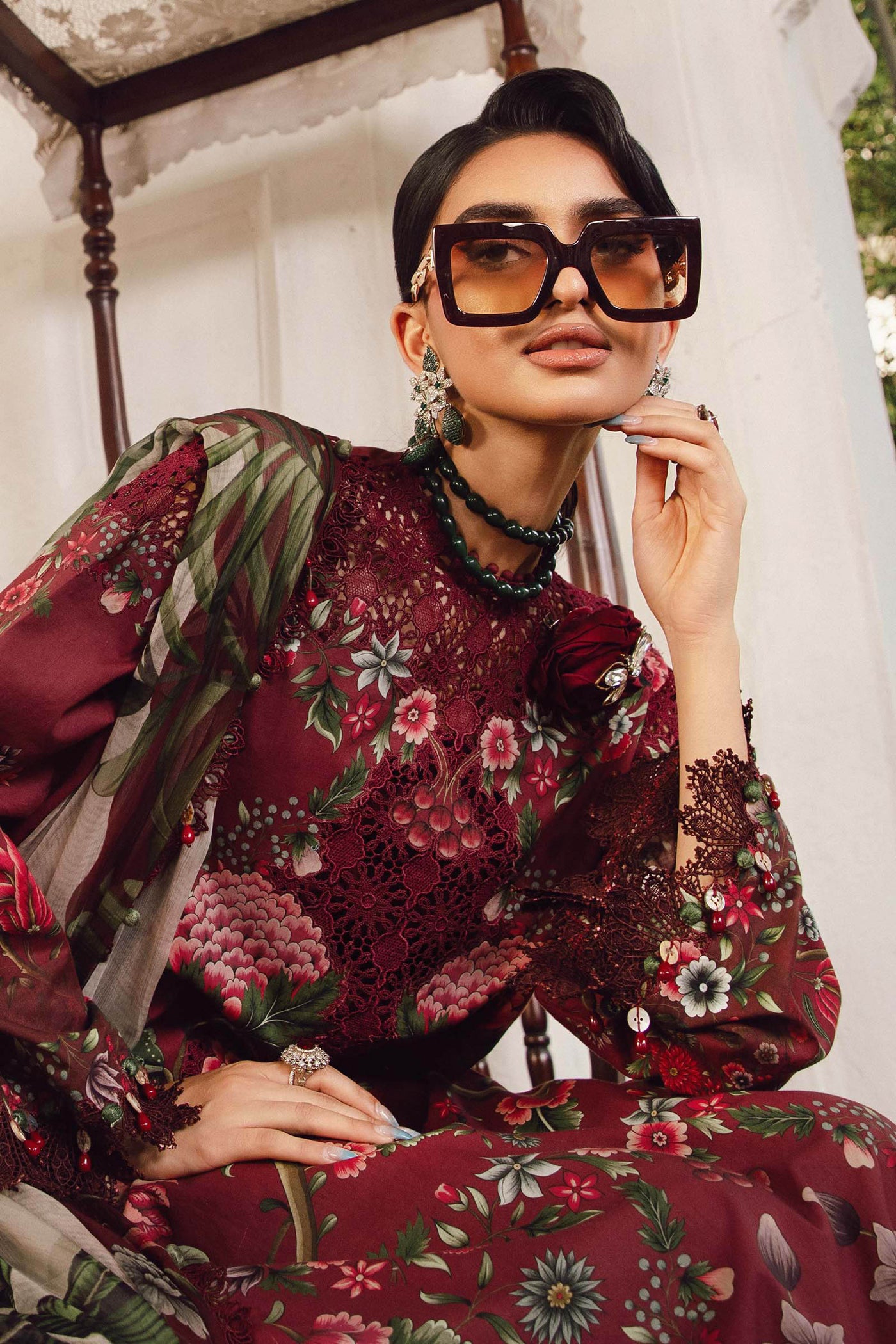 MPTR-2709-A Unstitched - Maria B MPRINTS Collection 2025 - Memsaab Online