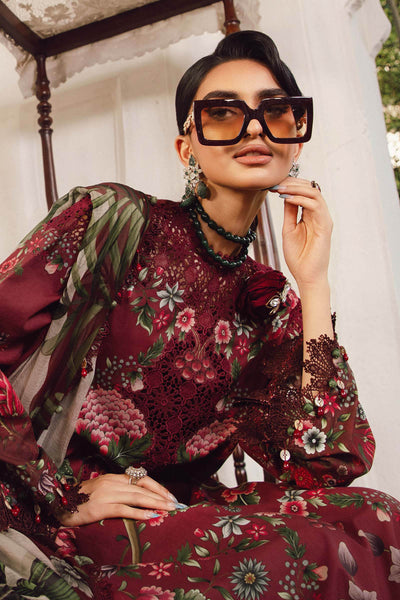 MPTR-2709-A Unstitched - Maria B MPRINTS Collection 2025 - Memsaab Online
