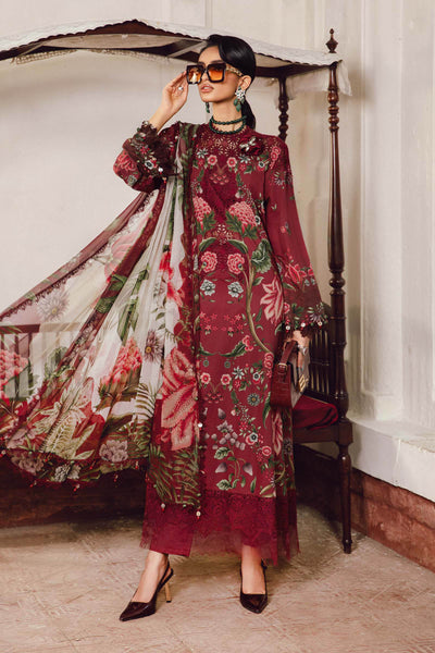 MPTR-2709-A Unstitched - Maria B MPRINTS Collection 2025 - Memsaab Online