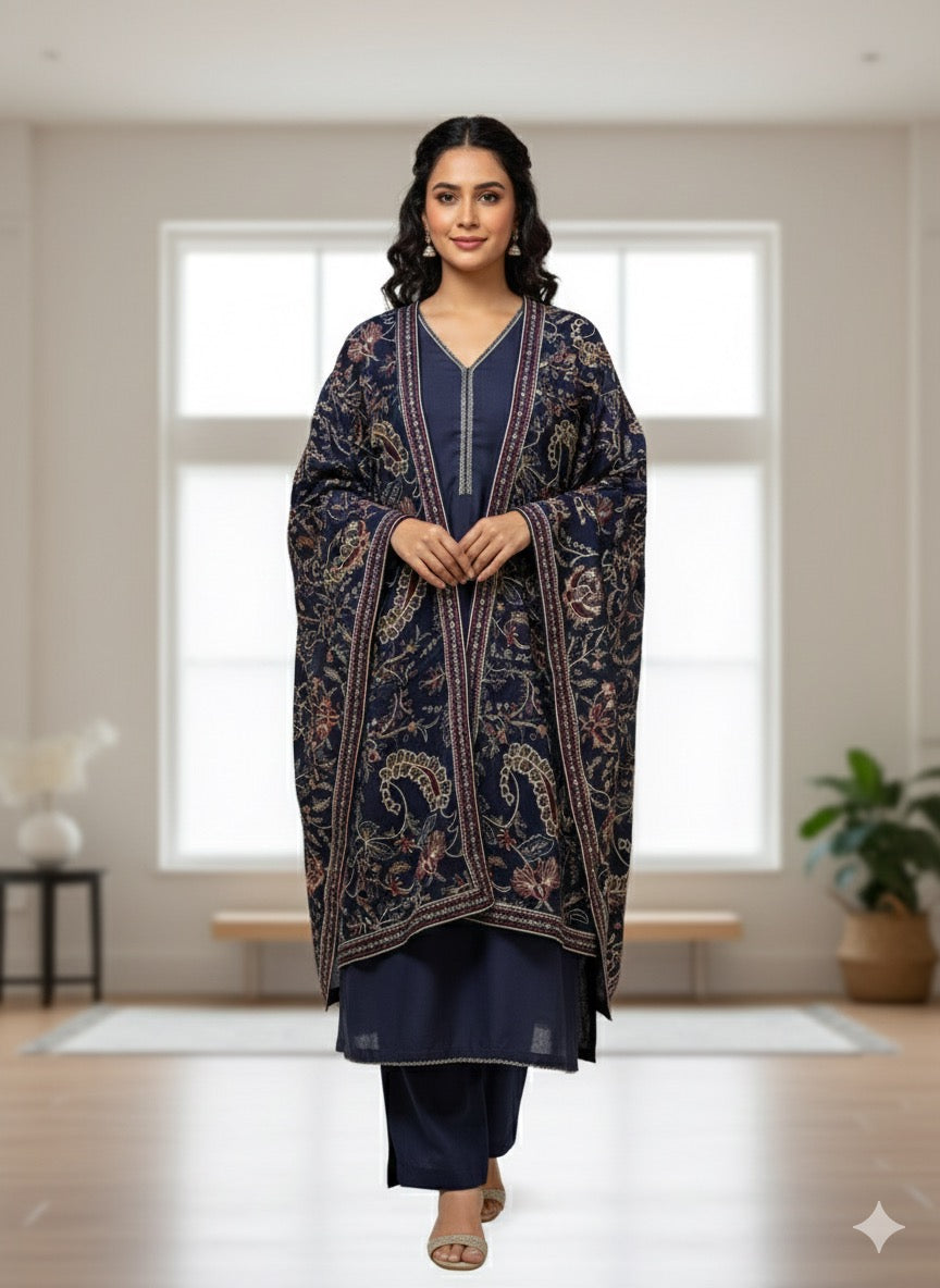 SLMN-54 Readymade Dhanak WINTER Colection 2025 - Memsaab Online