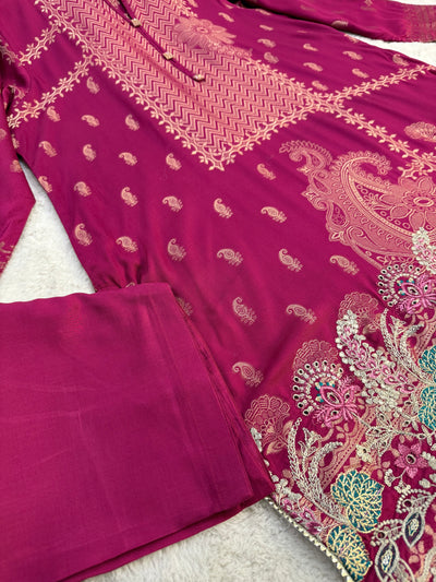 JH-681-R - Readymade - Pinks Collection by Johra 2022 - Memsaab Online