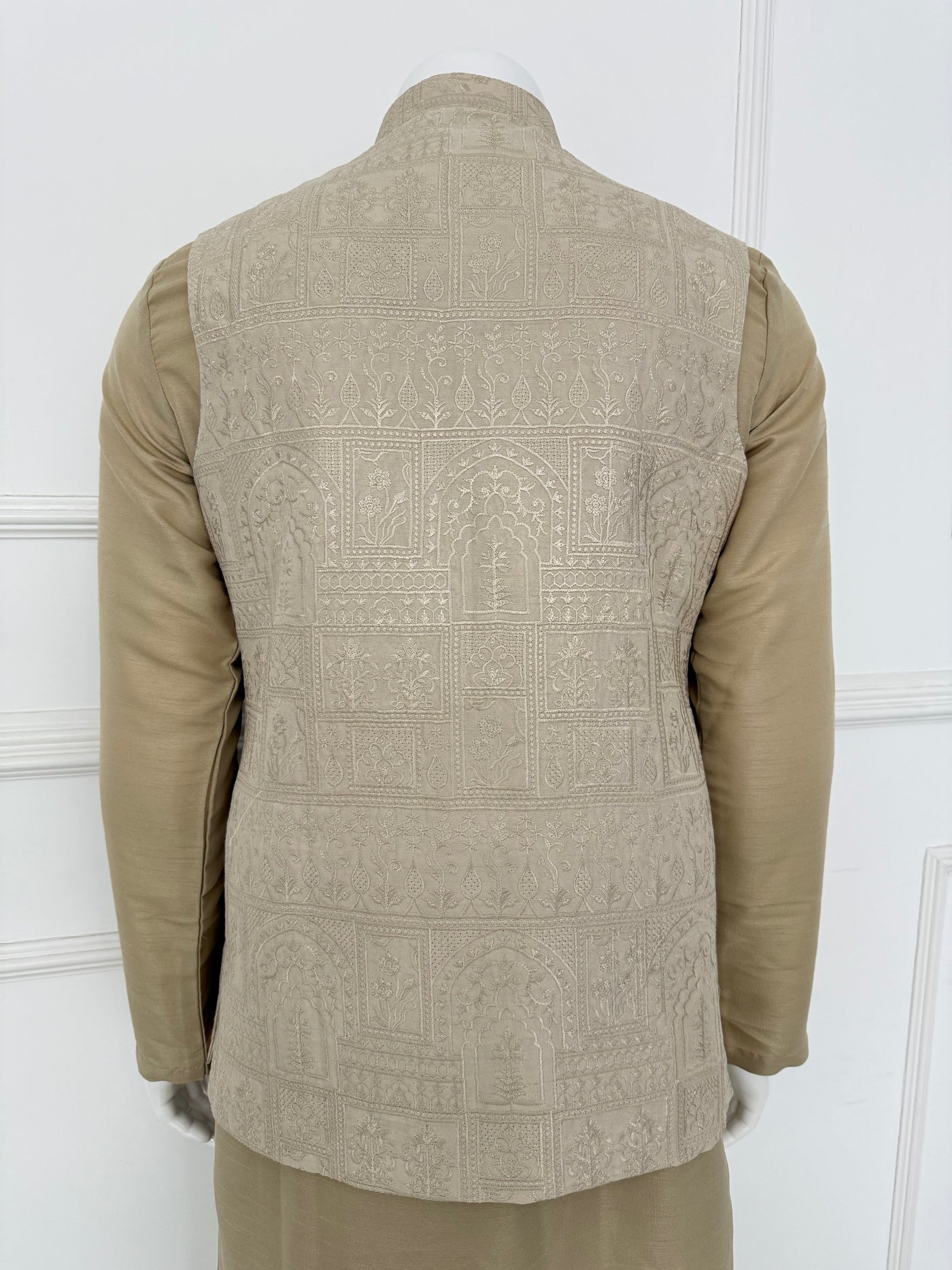HKF101 Mens Beige Wedding Outfit - Memsaab Online