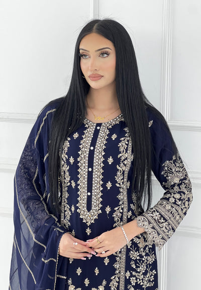 Shaz1903 - Readymade Chiffon Suit - Memsaab Online
