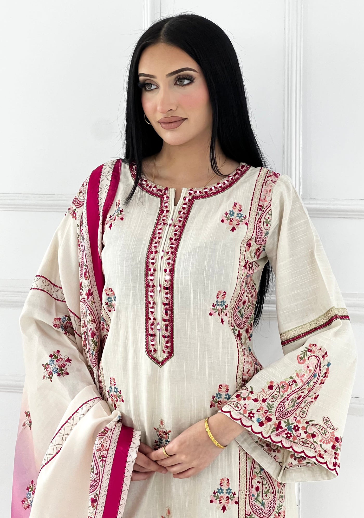 MSBMT42 - Readymade Khaddar Outift - Memsaab Online