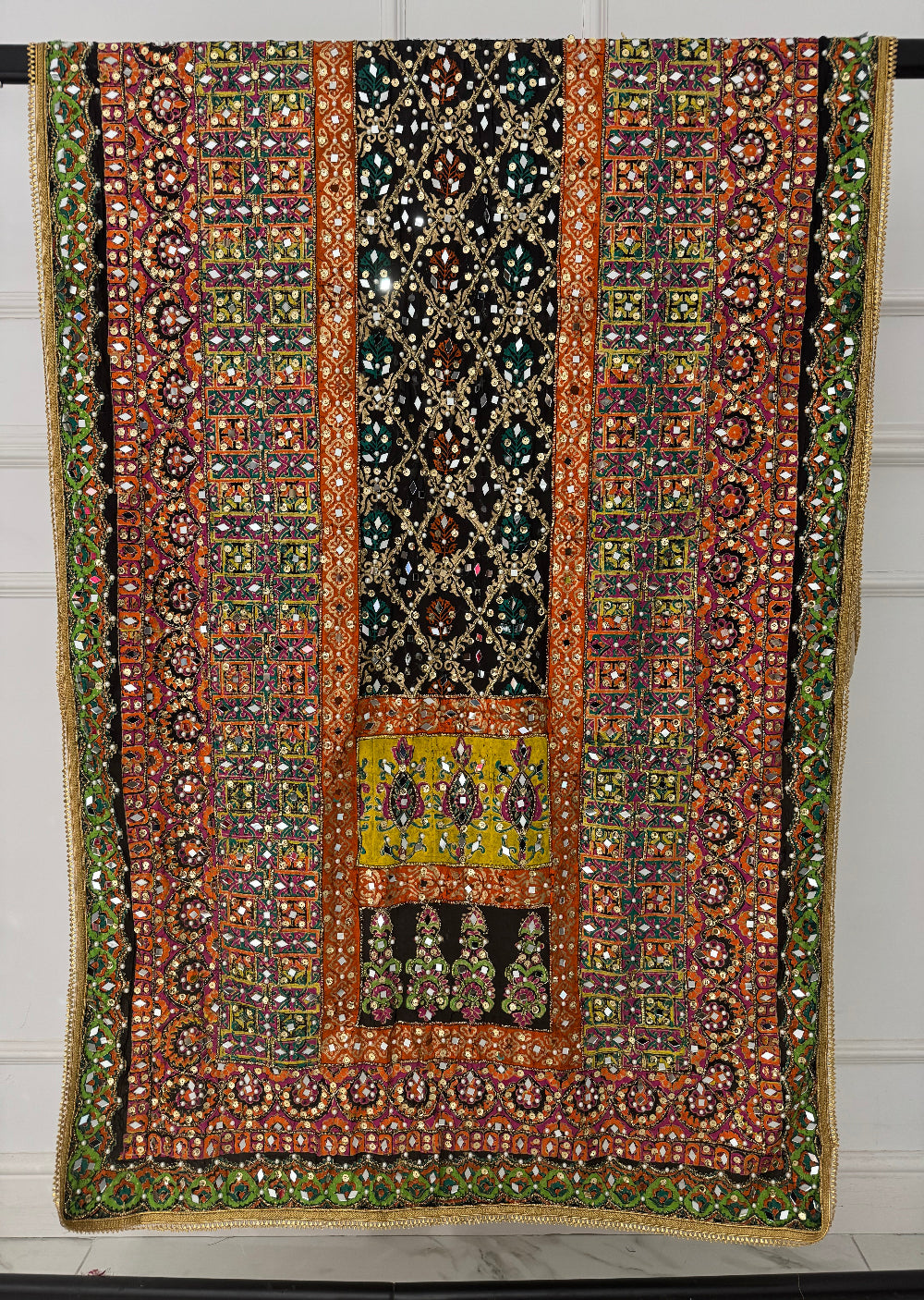 SRB9927 - Kajol - Silk Wedding Duppatta by Sehrish B - Memsaab Online