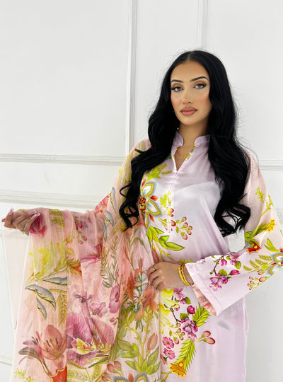 RBY-121-Readymade - Silk Suit 2025 - Memsaab Online