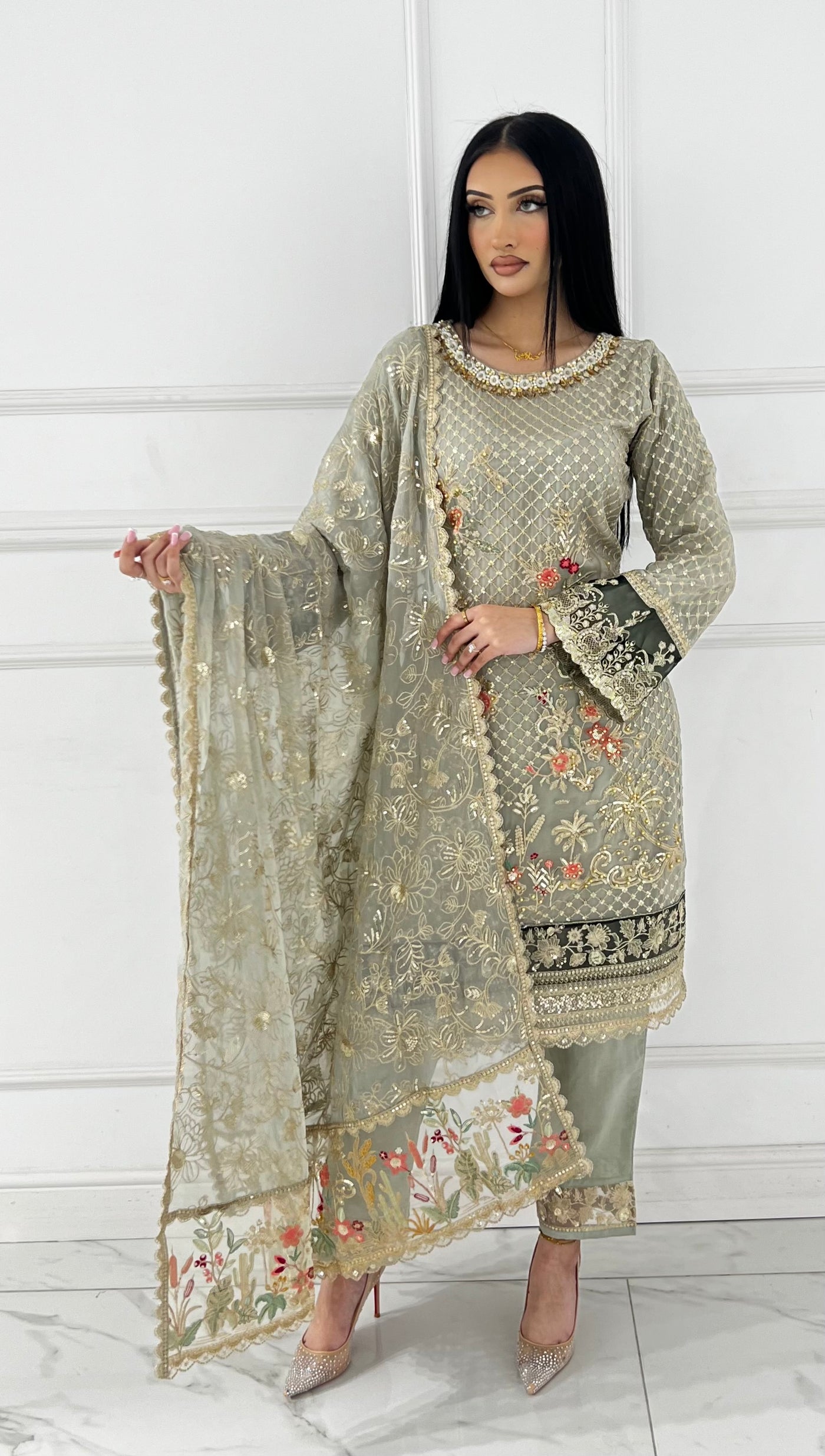 PS1162 DIL Readymade Wedding Outfit - Memsaab Online