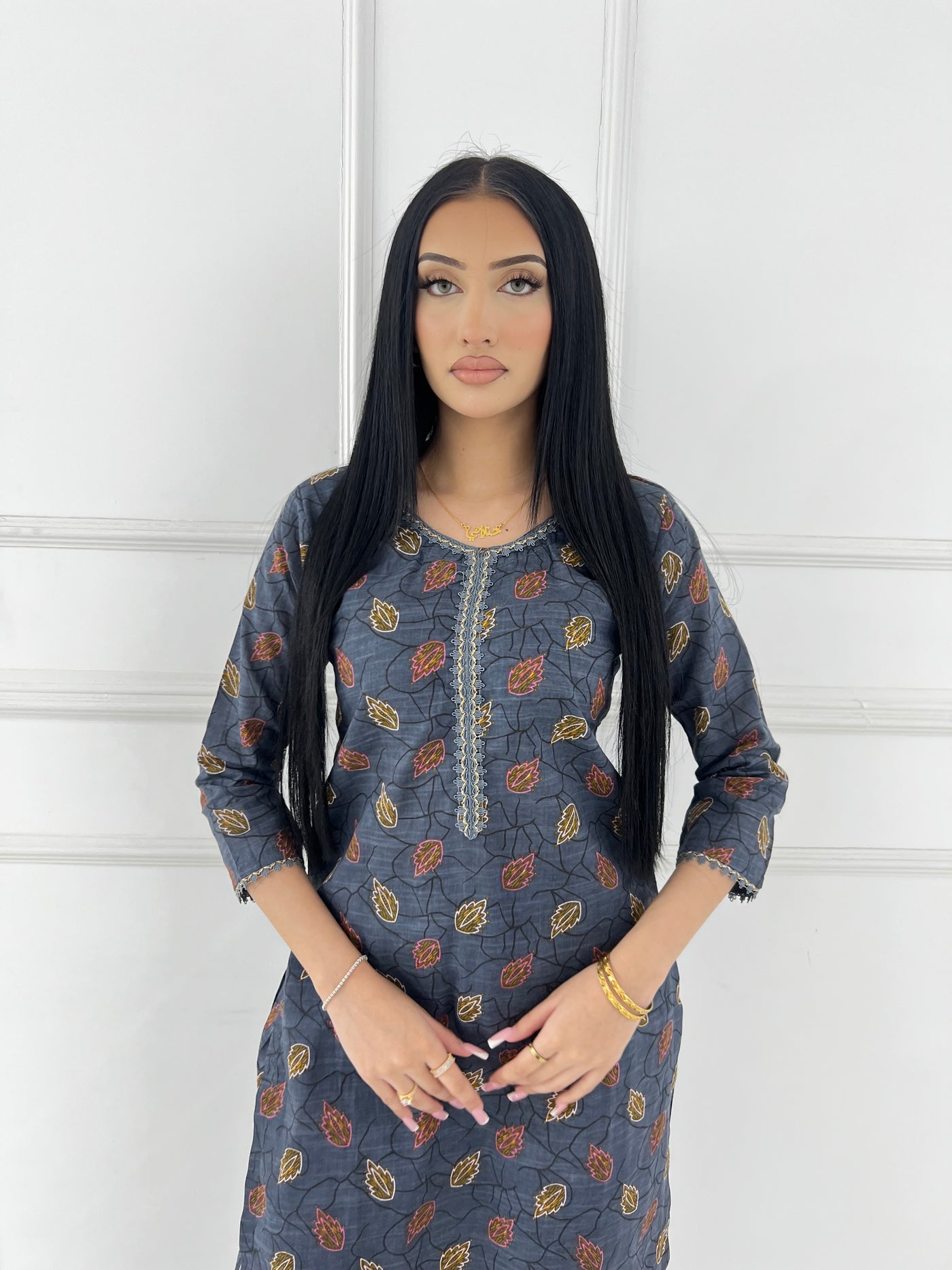 SLMN-32 Readymade Khaddar Co-ord - Memsaab Online