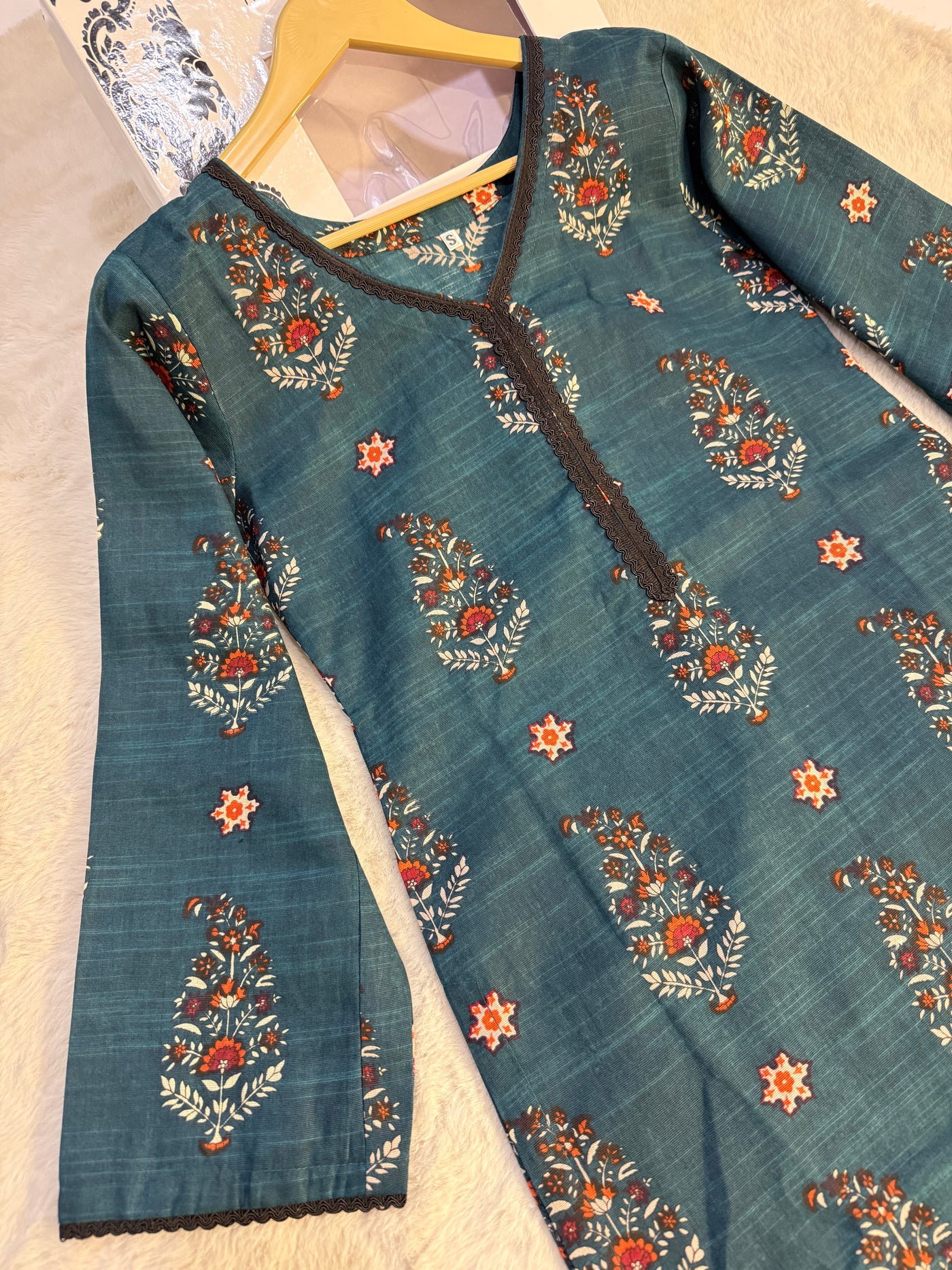 SLMN-30 Readymade Khaddar Co-ord - Memsaab Online