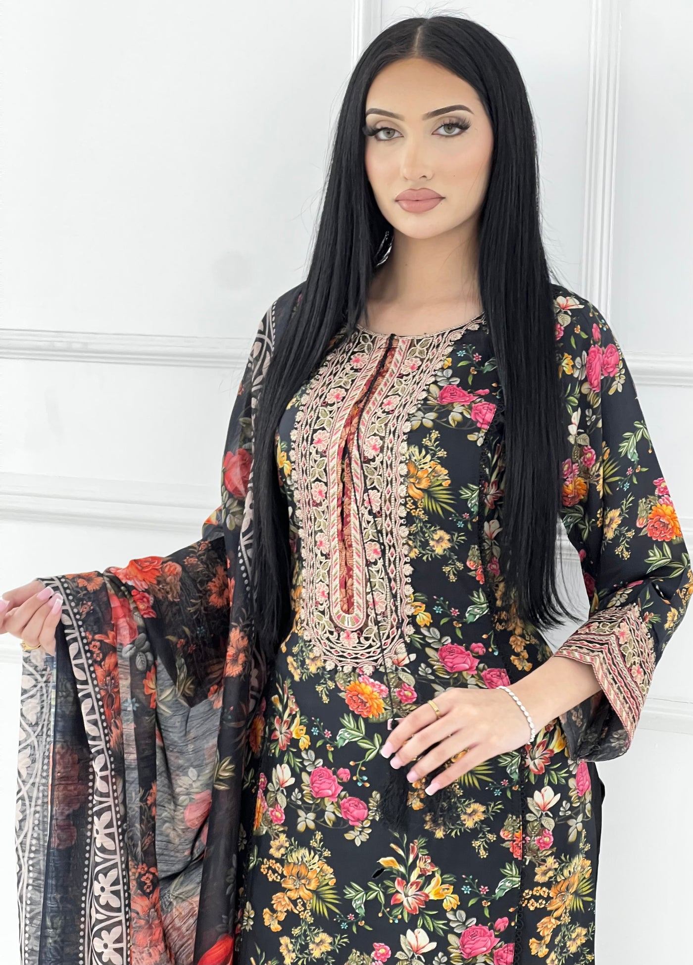 BPH-203 - Readymade Black Viscose Suit - Memsaab Online