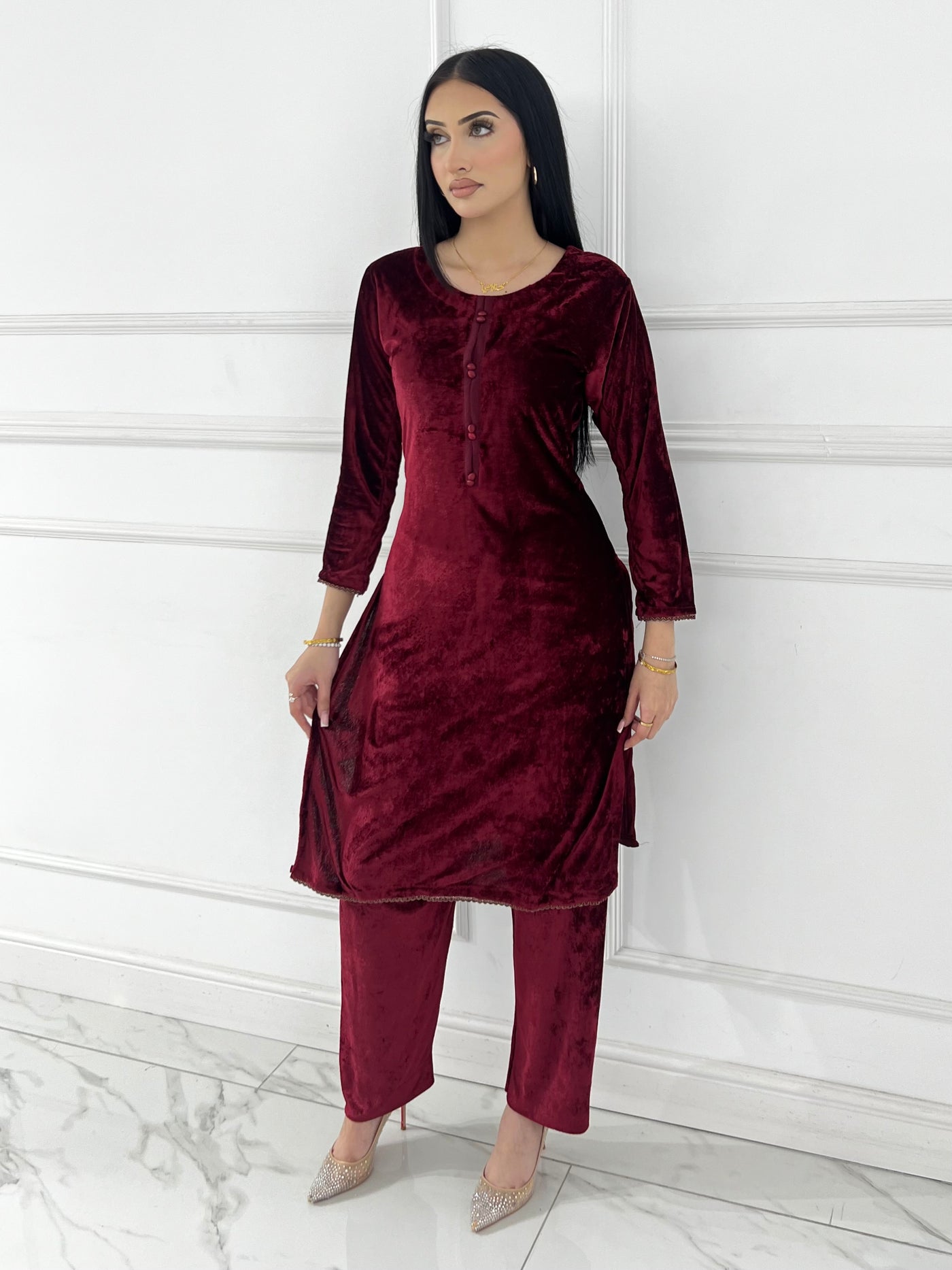 BPH-208 - Readymade Velvet Suit 2 Piece