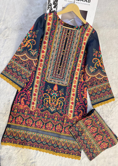 MSH-3010 - Readymade - Cotton Suit 2024 - Memsaab Online