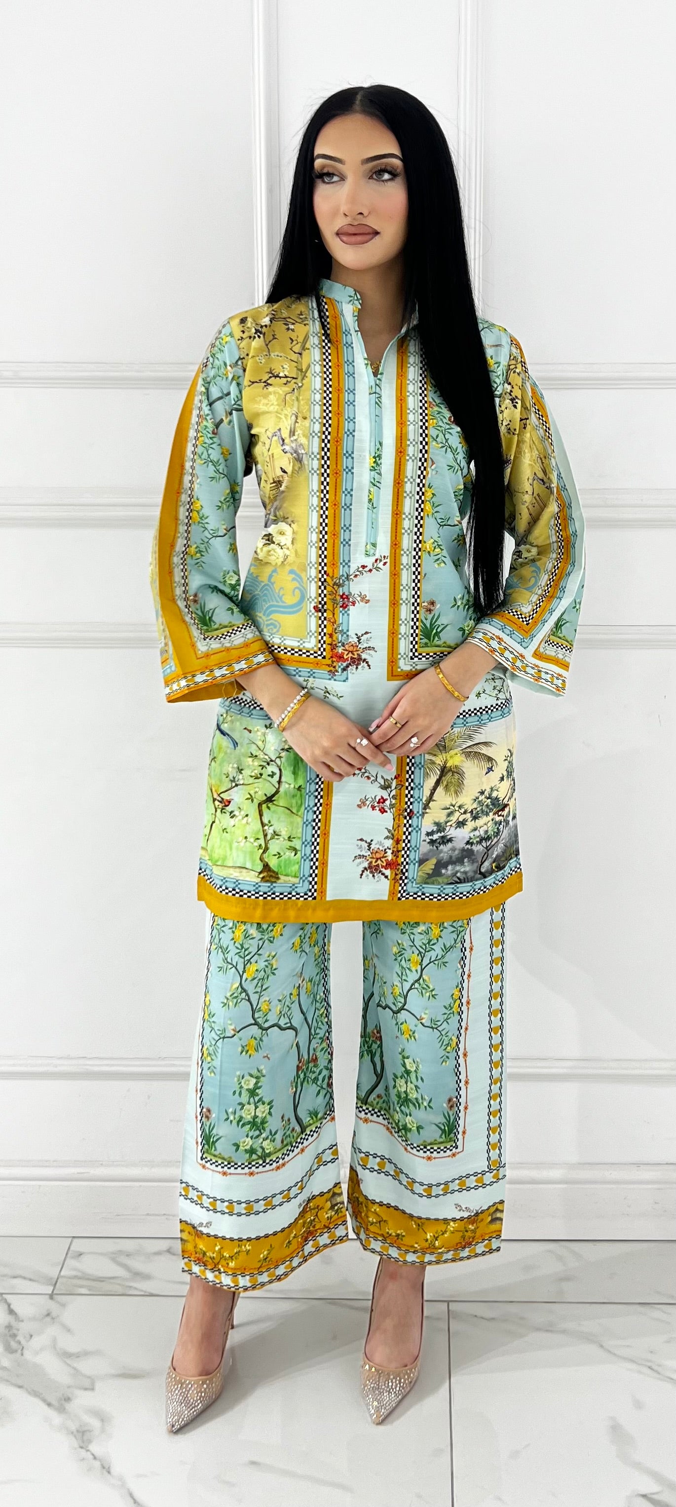 RBY-132-Readymade - Khaddar Silk Suit 2025 - Memsaab Online