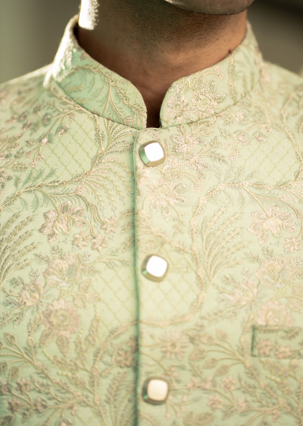 PC-569 - Readymade Mens Embroidered Prince Coat - Memsaab Online