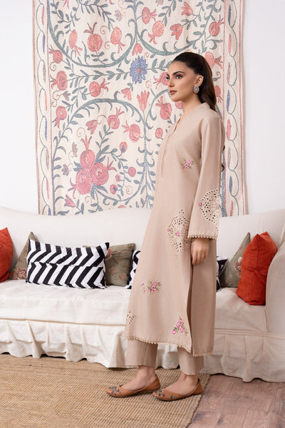 MSBMT-22 -Wave (beige) - Readymade Outfit - 2 Piece Suit 2025 - Memsaab Online