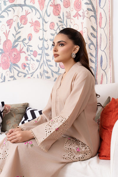 MSBMT-22 -Wave (beige) - Readymade Outfit - 2 Piece Suit 2025 - Memsaab Online