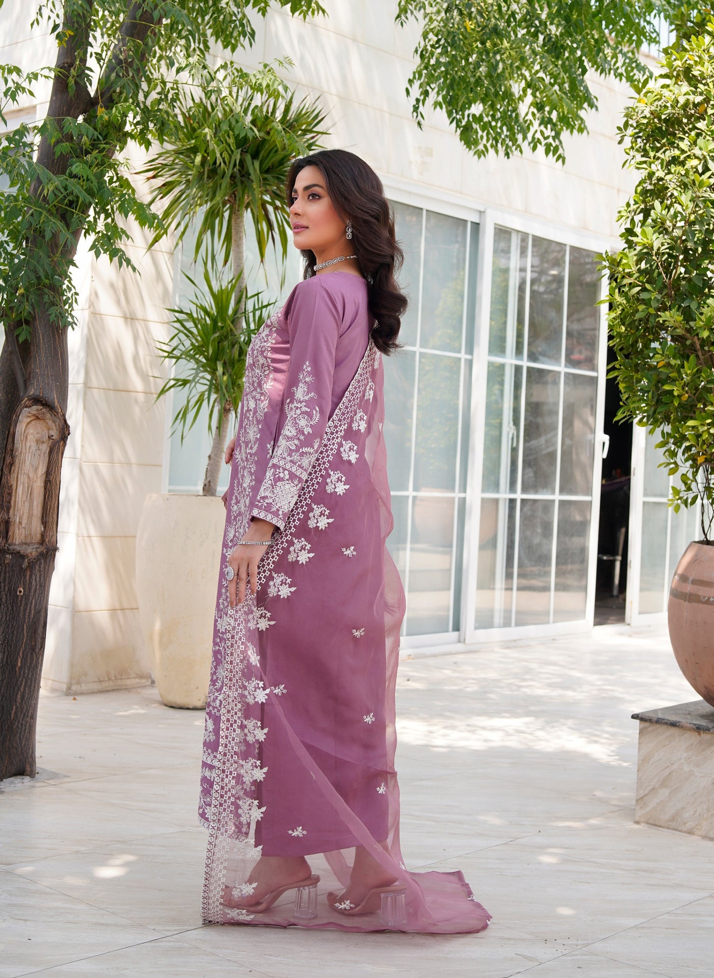 HK311 - Readymade Linen Outfit 2025 - Memsaab Online