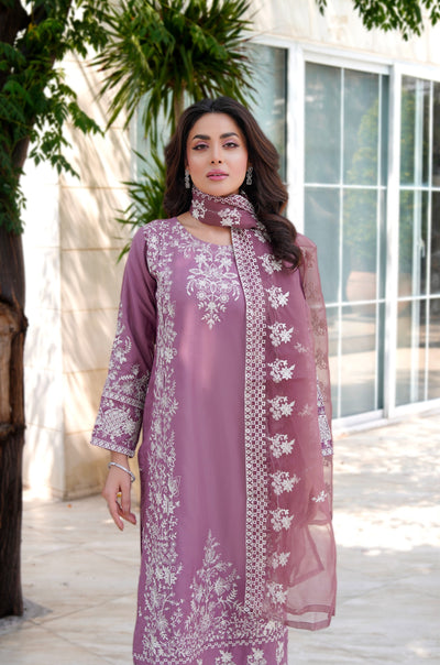 HK311 - Readymade Linen Outfit 2025 - Memsaab Online