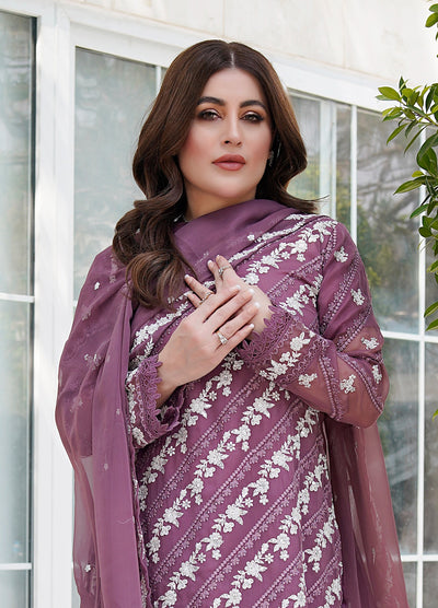 HK312 - Readymade Chiffon Outfit 2025 - Memsaab Online
