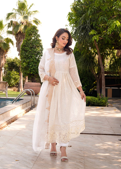 HK318 - Readymade Chiffon Outfit 2025 - Memsaab Online