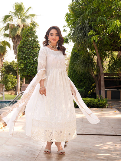 HK318 - Readymade Chiffon Outfit 2025 - Memsaab Online