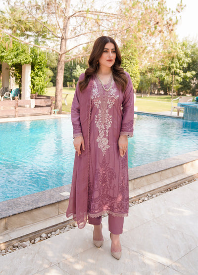 HK314 - Readymade Linen Outfit 2025 - Memsaab Online