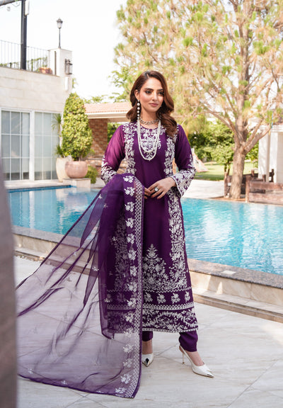 HK311 - Readymade Linen Outfit 2025 - Memsaab Online