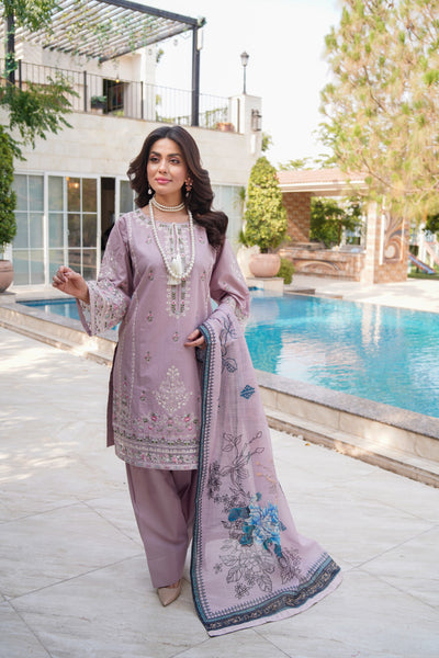 ATR-1146- Lilac - Sehrish B Lux Cotton - Memsaab Online