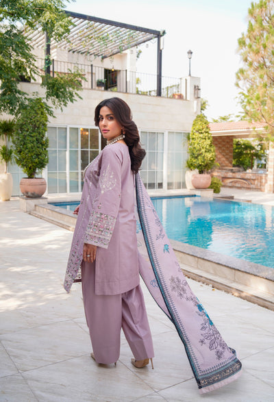 ATR-1146- Lilac - Sehrish B Lux Cotton - Memsaab Online