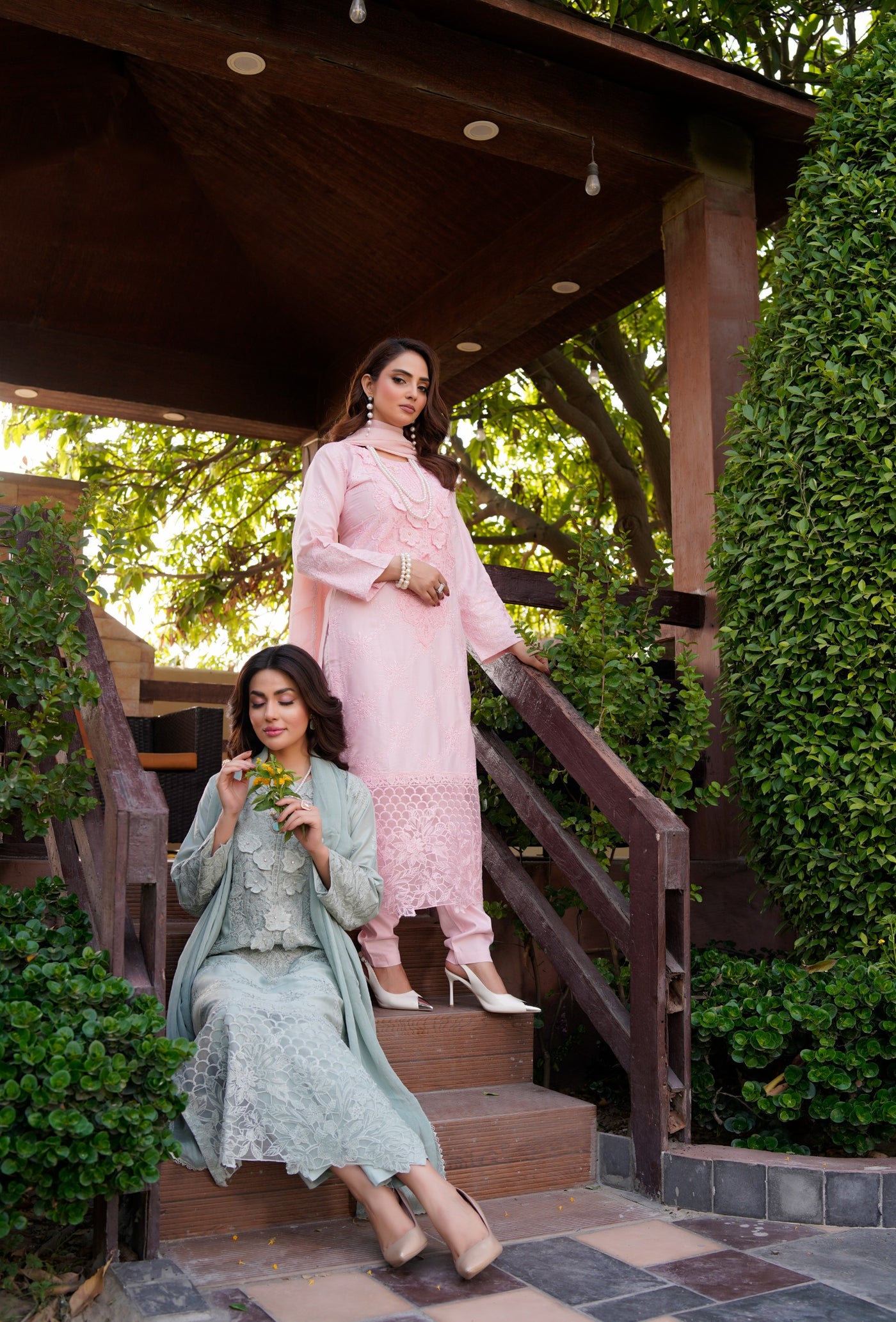 HK313 - Readymade Linen Outfit 2025 - Memsaab Online