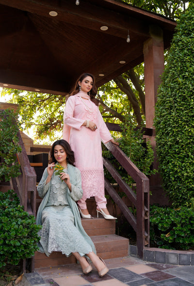 HK313 - Readymade Linen Outfit 2025 - Memsaab Online